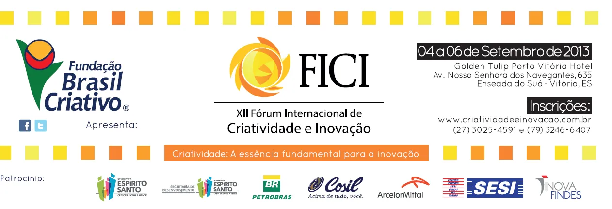XII Fórum Internacional de CRIATIVIDADE E INOVAÇÃO