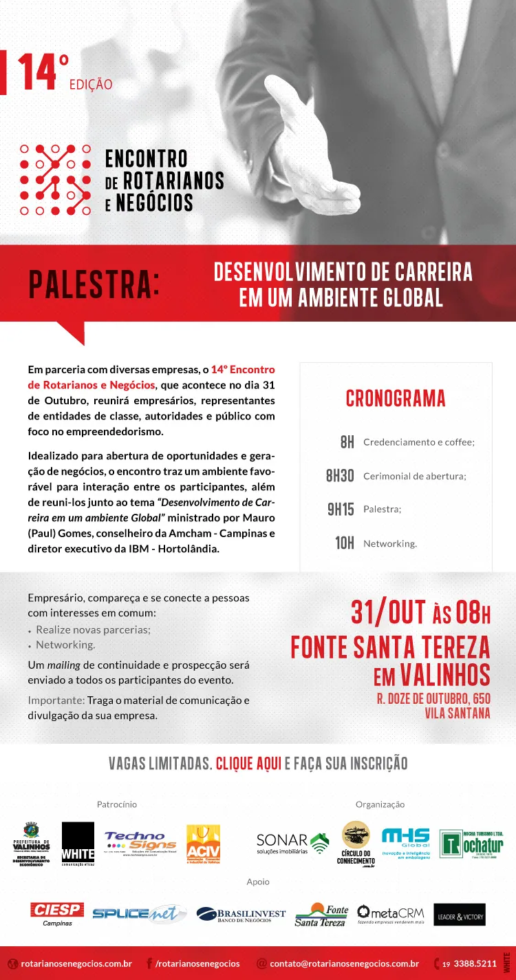 14o. Encontro de Rotarianos e Negócios – Valinhos – SP
