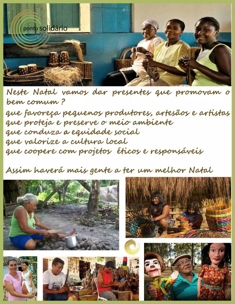 Neste Natal vamos comprar presentes feitos por nossa gente?