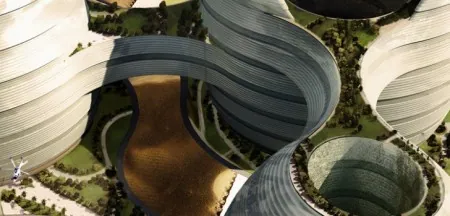 Projeto de cidade sustentável nos Emirados Árabes