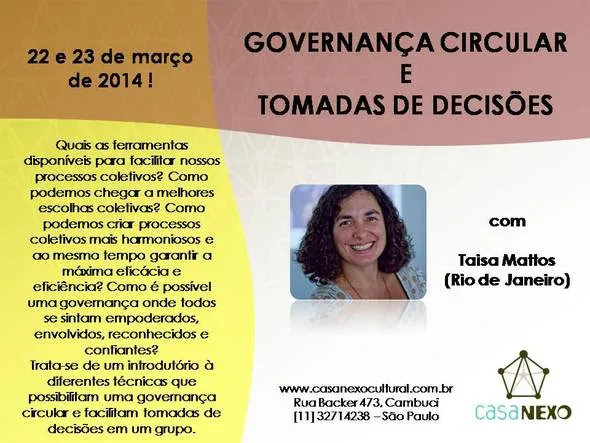 Governança Circular e Tomada de Decisões – Palestras e Cursos