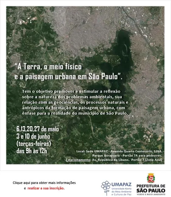 A Terra, o Meio Físico e a Paisagem Urbana? – UMAPAZ
