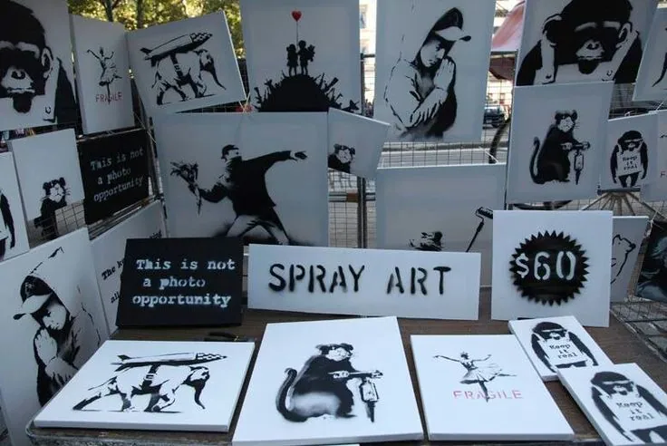 Banksy vende obras originais em barraquinha e ninguém percebe – Vale recordar