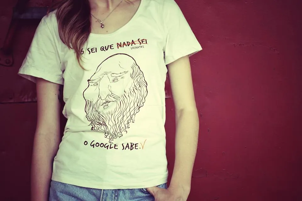Camisetas misturam moda, arte e filosofia
