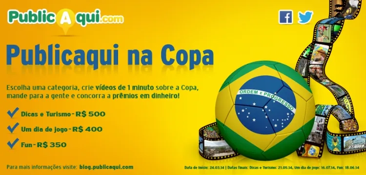 Publicaqui na Copa – Competição de vídeos sobre a Copa do Mundo