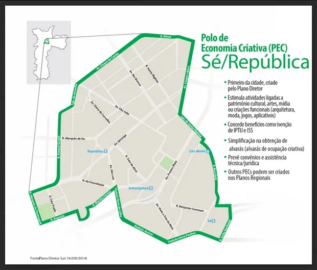 Projeto de Lei propõe Distritos Criativos na cidade de São Paulo