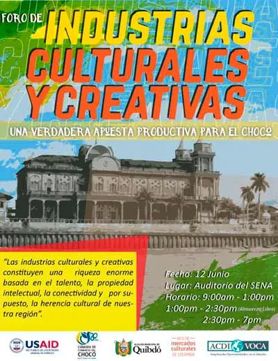 Industrias Culturales Y Creativas De Colombia Se Darán Cita En Chocó