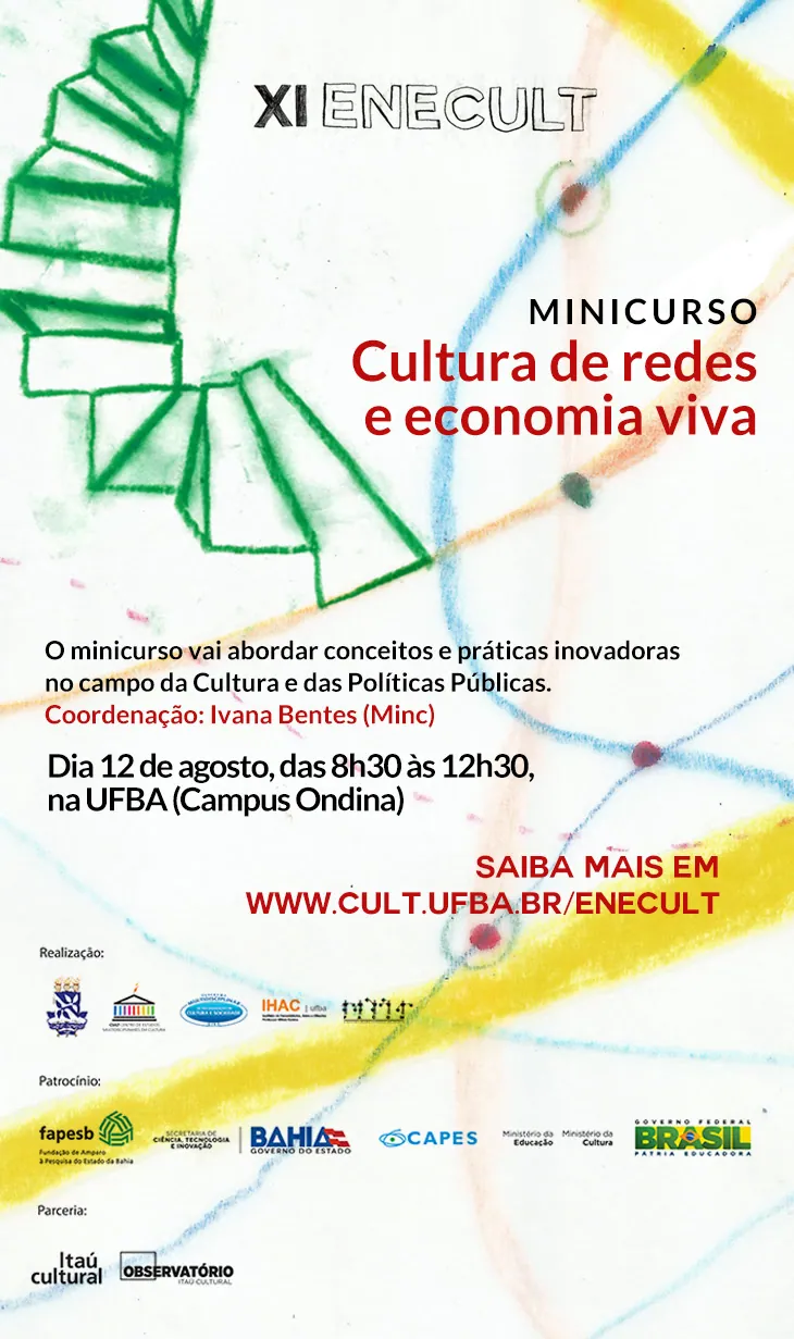 XI ENECULT – Mini curso – Cultura de Redes e Economia Criativa – BA