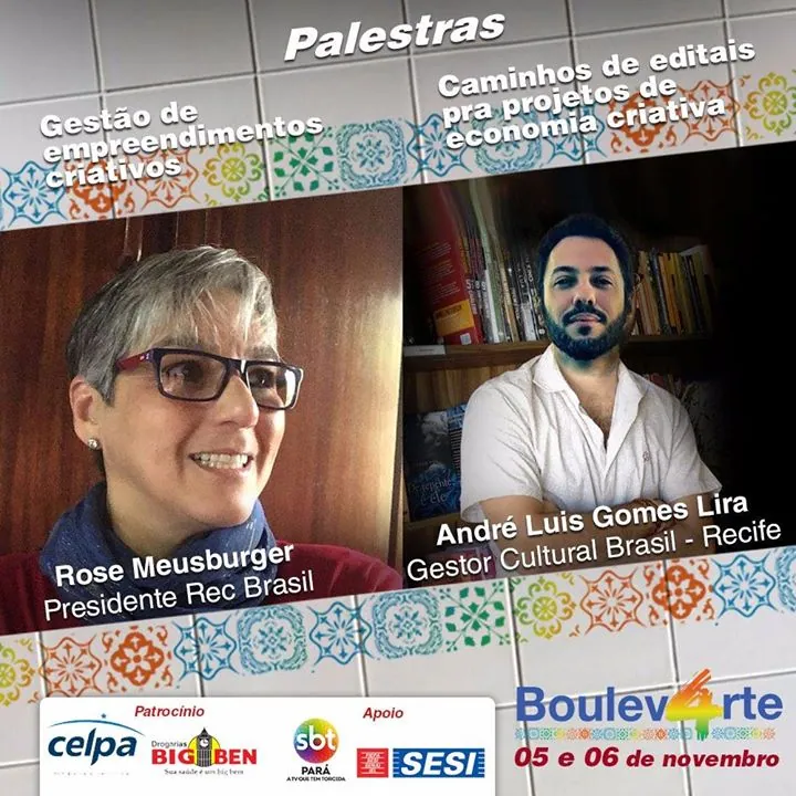Boulevarte 2016 recebeu palestras REC-Brasil – Veja o que “rolou”- Belém (PA)