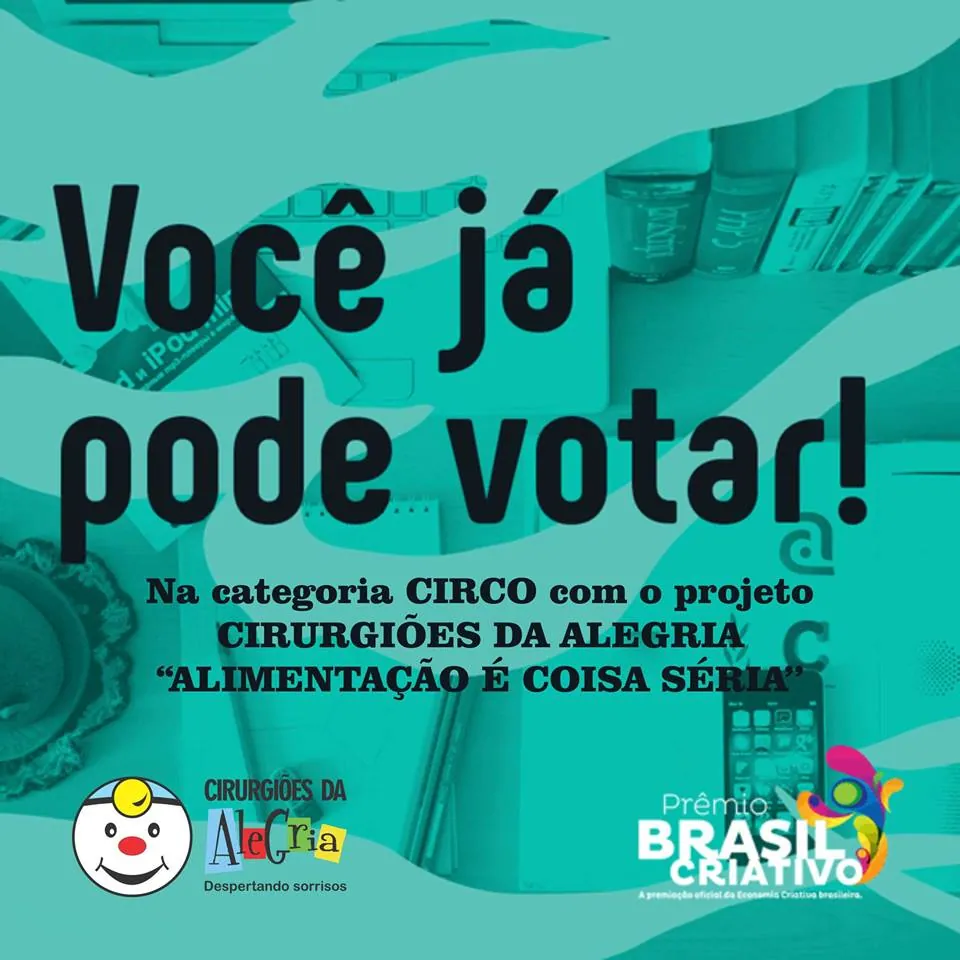 Membro associado REC-Brasil – Cirurgiões da Alegria concorre a Prêmio Brasil Criativo – Vote!