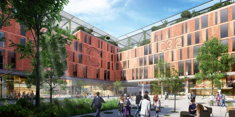 Fachada de tijolos assentados por robôs: o projeto de Carlos Ratti para o campus de ciência de Milão