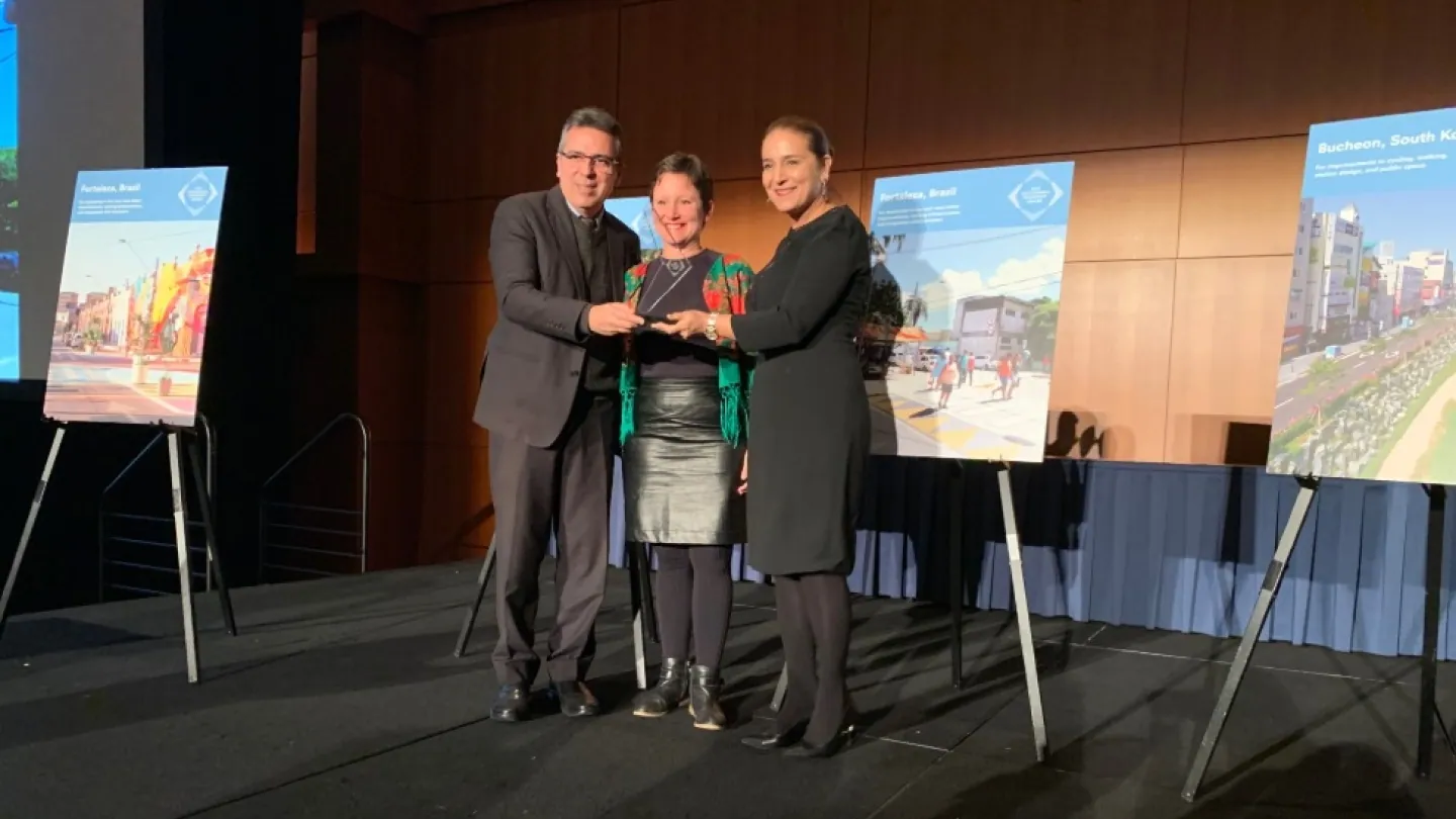 Fortaleza recebe prêmio internacional de mobilidade urbana nos Estados Unidos