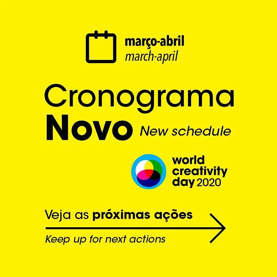 Dia Mundial da Criatividade – Vai acontecer on-line e com acesso livre mundial!