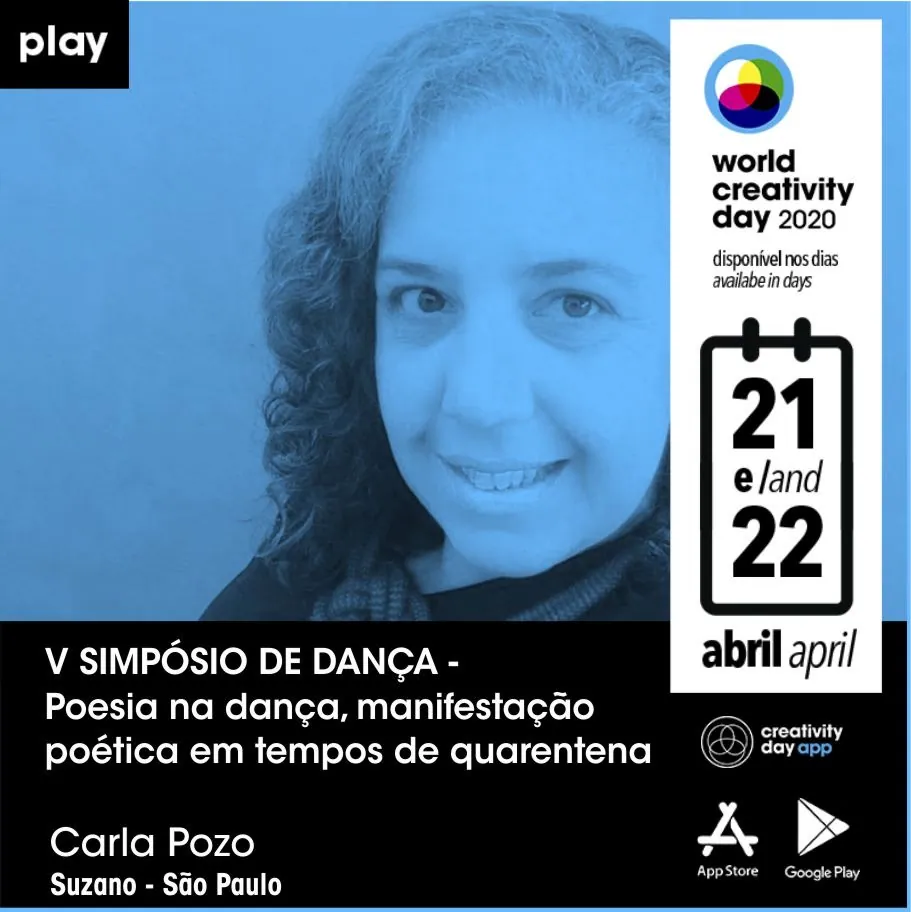 Atividade DMCSuzano – V Simpósio de Dança – “Poesia na dança, manifestação poética em tempos de quarentena” – Inscreva-se!