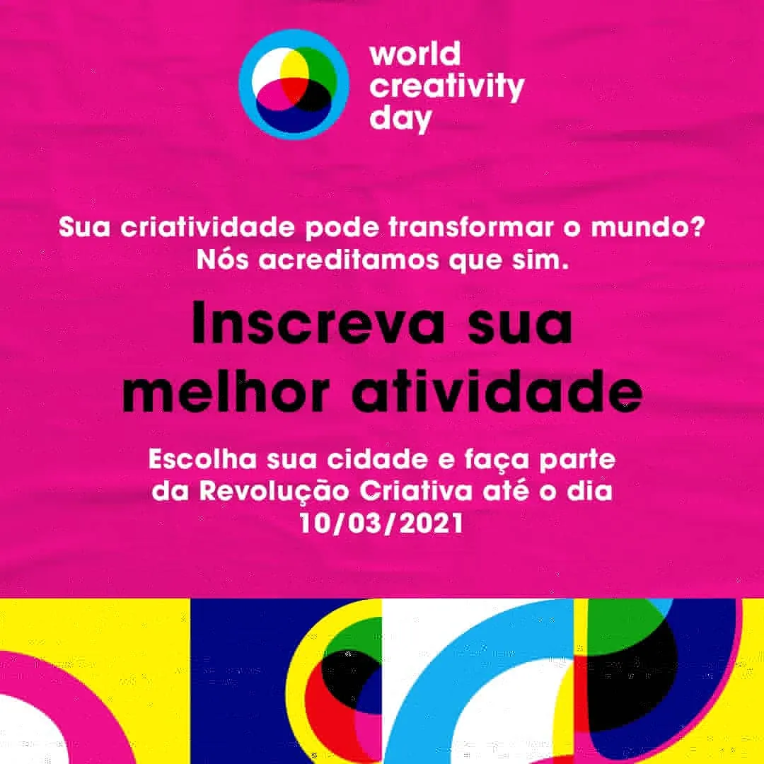 Seja você também um Inspirador no Dia Mundial da Criatividade – Alto Tietê (SP)