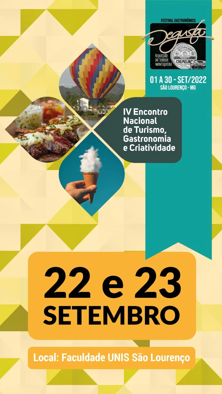 Presidente da REC-Brasil participa de abertura do IV Encontro Nacional de Turismo, Gastronomia e Criatividade