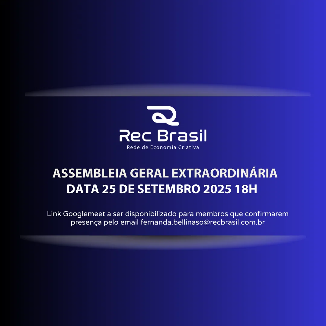 Edital de Convocação Fundo Gradientee do Preto para Azul Marinho, letras brancas com o texto publicado no post.