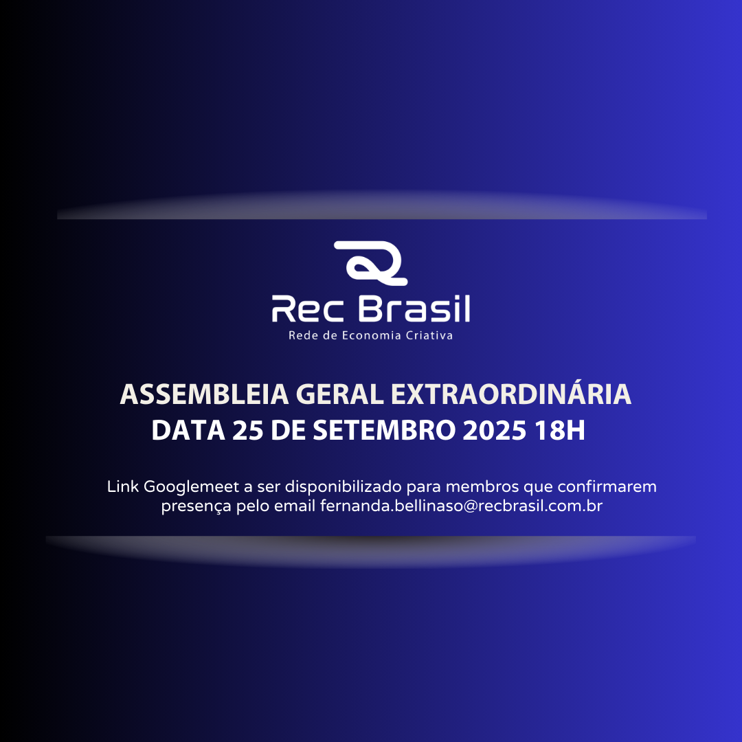 Edital de Convocação Fundo Gradientee do Preto para Azul Marinho, letras brancas com o texto publicado no post.